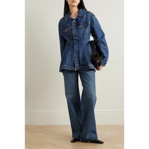 골드사인 넷 서스테인 더 태너  하이라이즈 스트레이트 진 다크 데님 1647597328310952