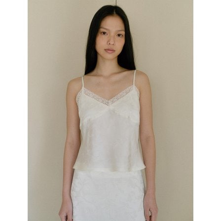 베이오드 Jacquard lace blouse_ivory