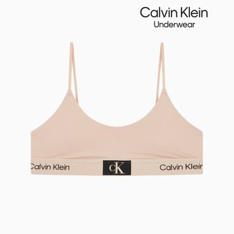 Calvin Klein Underwear 여성 1996 마이크로 AF 라이틀리 라인드 브라렛 (QF7245AD-7NS)