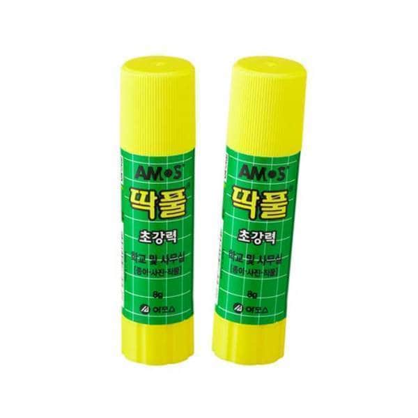 아모스 딱풀 8g 낱개 고체풀 학교준비물 - SSG.COM