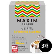 맥심 싱글 오리진 에티오피아 시다모, 8g, 30개