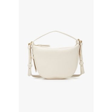 ARMANI EXCHANGE 여성 스퀘어 로고 스몰 호보백( A425170504) 오프 화이트