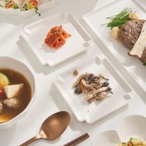 [무케] 우기세라믹_한옥찬기 앞접시 다과접시 도자기식기 한옥접시
