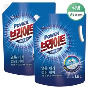 파워 브라이트 퍼펙트클린 액체세제 1.6L x 2개