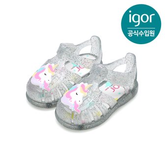 트래드후스 [IGOR] 이고르 토비 유니콘 젤리슈즈 클리어 키즈샌들 여름샌들 유아샌들 아동샌들 아기신발