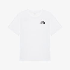 [노스페이스키즈 공식] NT7UR07S 키즈 리커버리 반팔 라운드 티_WHITE