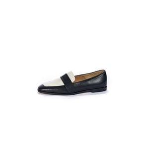 Two-Tone Combi Loafer_Cream-Black