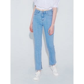 Inslit Long Denim Pants_Light blue