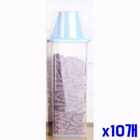 포켓도어 편리한 전용 미니 잡곡통 1300ml x10개 밀폐용기