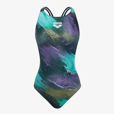 아레나 WORLD AQUATICS 인증 여성실내수영복 마티에르 선수 원피스 레이서백 A5FL1CO01MNT(브라캡별도)