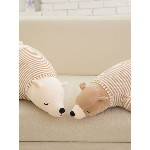 폴라베어 잠자는 곰돌이 바디필로우