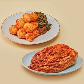 [김치곳간] 당일생산 전라도 김장 포기김치 3kg+총각김치 2kg..[33791470]