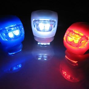 LED 실리콘 자전거 전조등 후미등 라이트   DD-10298