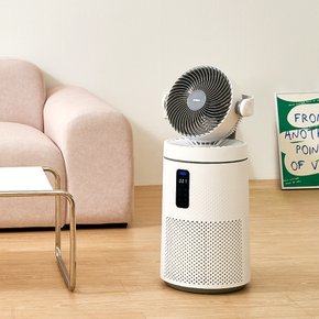 (B)롯데 에코제트 공기청정기 써큘레이터형 펫필터 초미세먼지 정화 UVC살균 WIFI원격제어