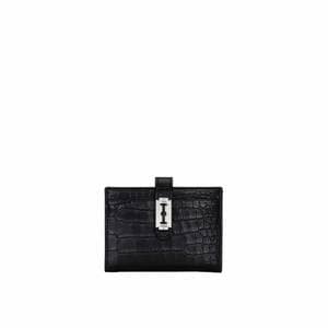 분크 Magpie Card Wallet Croco (맥파이 카드지갑) Black_VQB3-1CW115-1BKXX