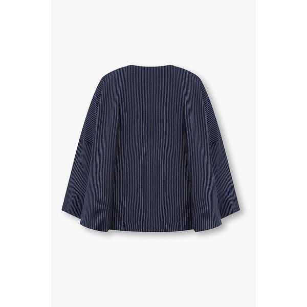 스트라이프 드레이프트 자켓 EN15104013000