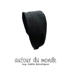 basic cotton hairband (black)