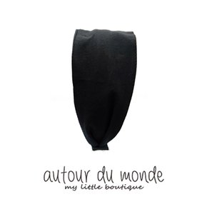 basic cotton hairband (black)