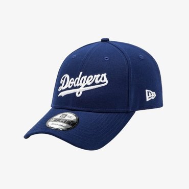 뉴에라 MLB LA 다저스 스크립트 로고 볼캡 다크 로얄 14440859