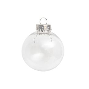 투명장식공 (6cm) Silver