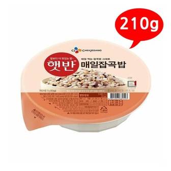  CJ 햇반 매일잡곡밥 210g 24개