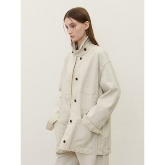 수아레 우먼 (우먼)워싱 워크 자켓 스톤 그레이