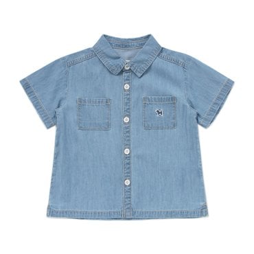 블루독베이비 BL)코지 데님 셔츠(45314-322-02)