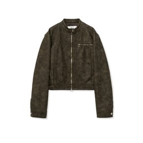 ws leather jacket (brown)