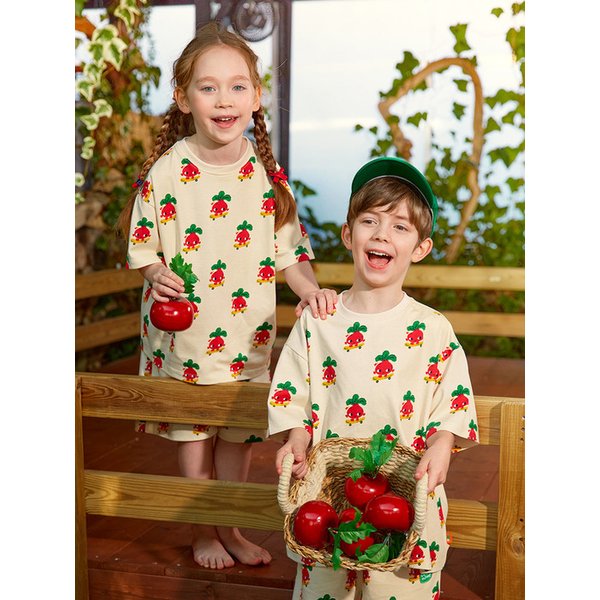 나염 반팔티셔츠