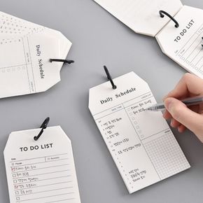 고리형 todo list 타임 스케줄 하루 계획표 테이블 투두리스트 스터디