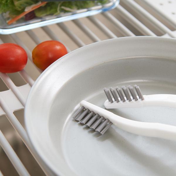 자주 닦는 밀폐용기 뚜껑전용 세척솔 2개_19.5CM J71N902104500