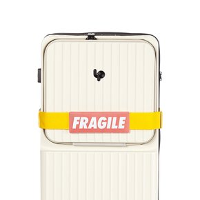 [무케] 럭키플래닛_고비욘드 엘라스틱 캐리어 벨트 Fragile (옐로우/그린)