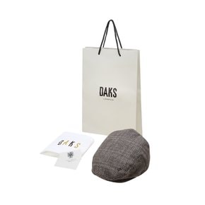 DBHE3F003W2[DAKS HAT]남성 브라운 울 헌팅캡