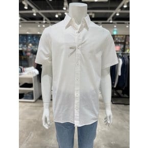 [파주점] [캘빈클라인진]남성 시어서커 클래식 버튼다운 반팔 셔츠 4LF187G-YAA