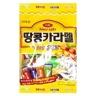  크라운 땅콩카라멜 120g 1개