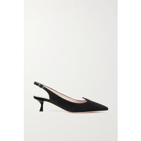 I Love Vivier Suede Slingback Pumps 블랙 33258524072589919