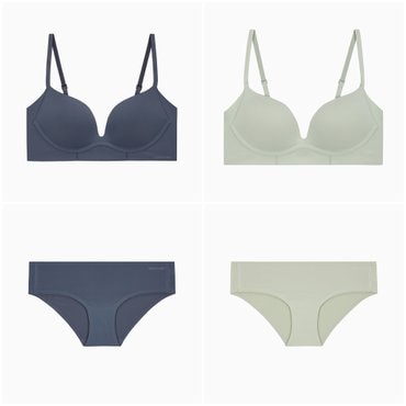 Calvin Klein Underwear 25SS 여성 인비저블 AF 푸쉬업 브라 힙스터 팬티 SET 2종 택1(QF6021ADQF8238AD-PMH/FCG)