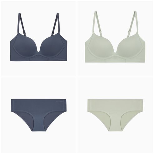 Calvin Klein Underwear 25SS 여성 인비저블 AF 푸쉬업 브라 힙스터 팬티 SET 2종 택1(QF6021ADQF8238AD-PMH/FCG)