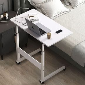 이동식 높이조절 쇼파 침대 노트북 사이드 테이블 80