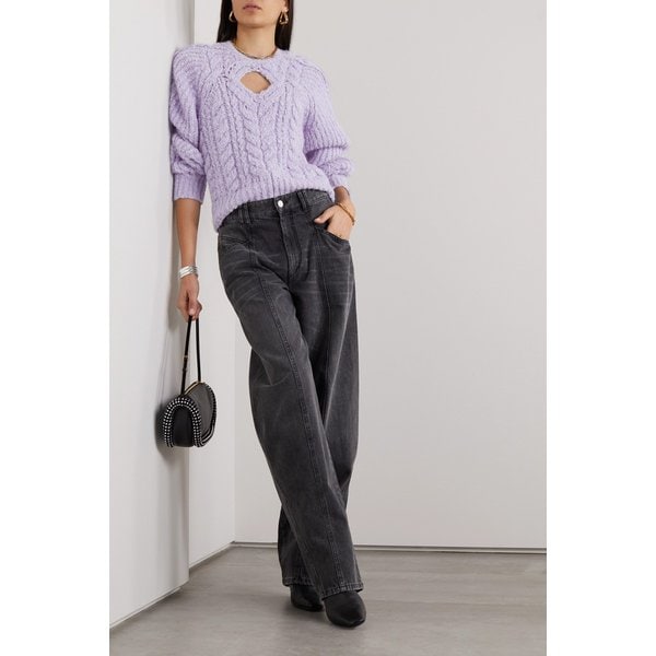 노엘리스 컷아웃 케이블 니트 스웨터 1647597306451717