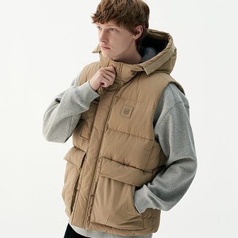  엔에프엘 F214UDV273 유틸리티 다운 베스트 BEIGE