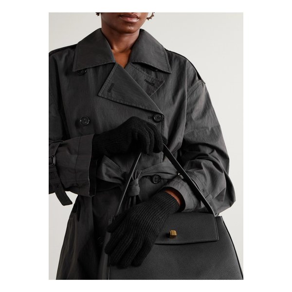 골지 캐시미어 장갑 블랙 46376663162927149