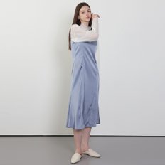 [베누스 사틴 슬립 드레스_블루]Venus Satin Slip Dress