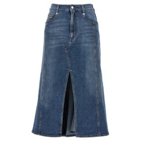 [알렉산더 맥퀸] Womens Skirt 780574QMACL4109 Blue