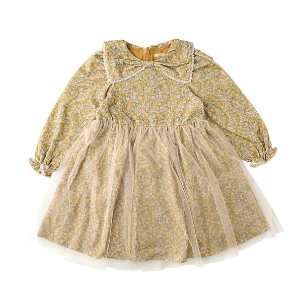 [여주점] 룰라비  -  리본카라쉬폰드레스  74C1240004