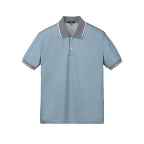 [25SS] 라이트 블루《Two Tone Mash》카라 티셔츠 ARTS5B401B1