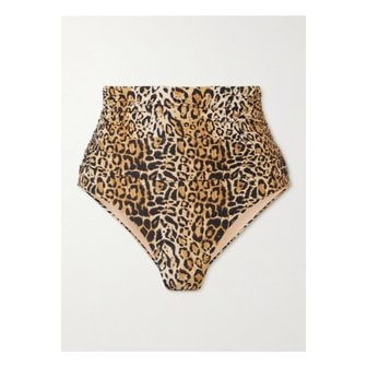 멜리사 오다바시(MELISSA ODABASH) 멜리사 오다바시 카타니아 주름 레오파드 프린트 비키니 브리프 1647597352552369