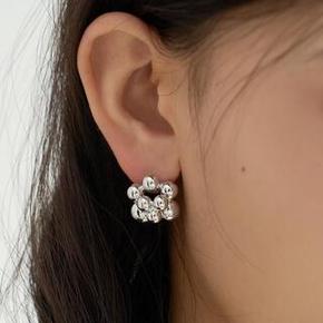 bubble form earrings (2colors)