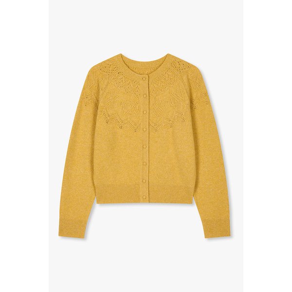 노르딕 패턴 라쿤블렌드 가디건 7115450X23110