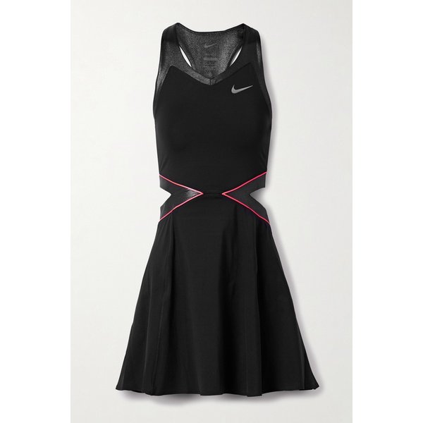 나이키코트 슬램 컷아웃 메탈릭 드라이핏 메쉬 테니스 원피스 46376663162952334